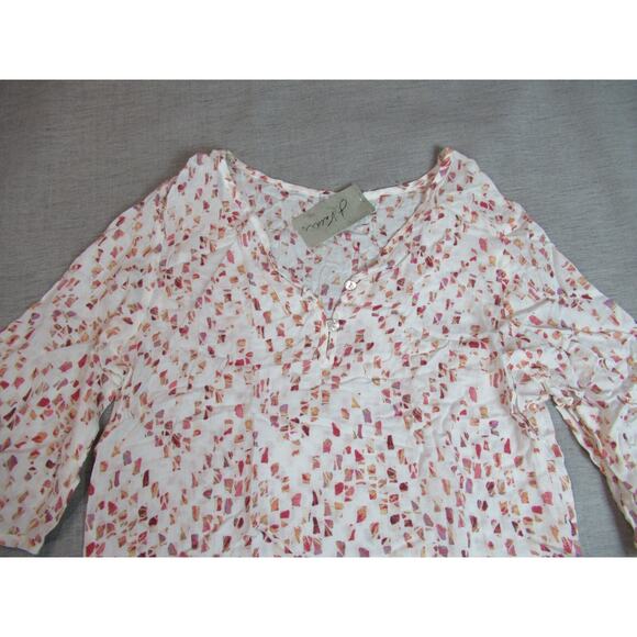 J Valdi Dress Womens Size Medium Cream Swimsuit Cover Up Coastal Resort Wear NWT - Picture 3 of 8